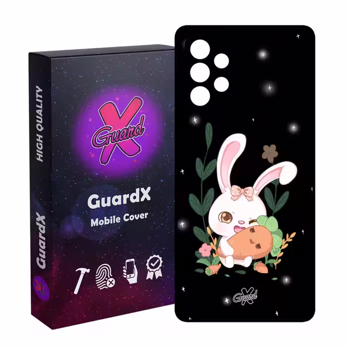 کاور گارد ایکس طرح خرگوش مدل Glass10309 مناسب برای گوشی موبایل سامسونگ Galaxy A53