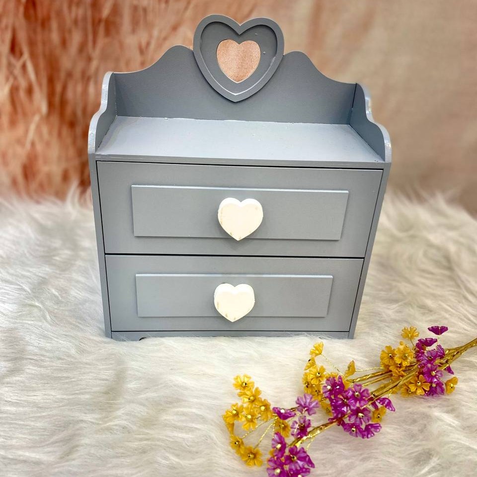 جاجواهری کشو دار  استند لوازم آرایش