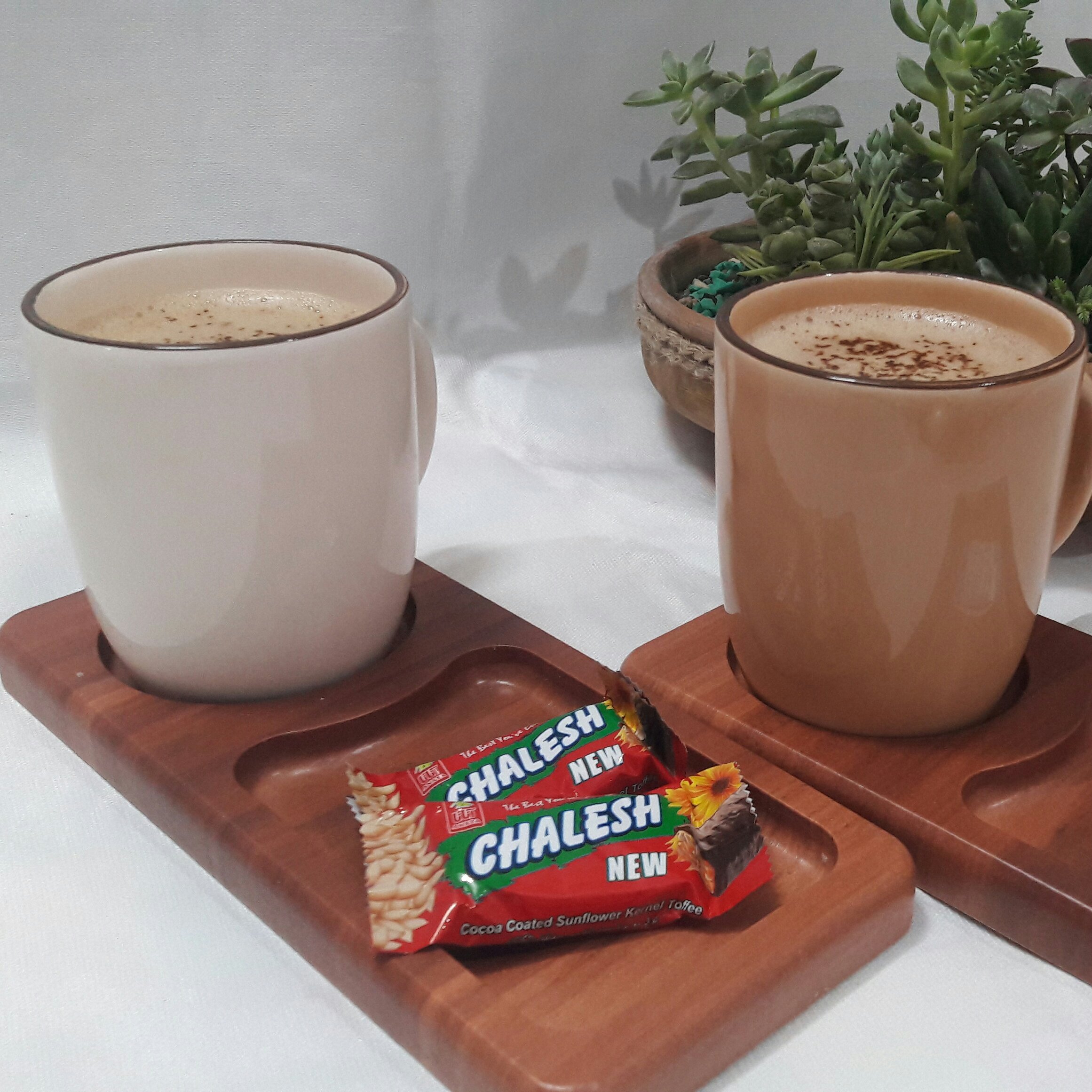 زیرماگی چوبی،زیرلیوانی چوبی،سینی سرو تکنفره