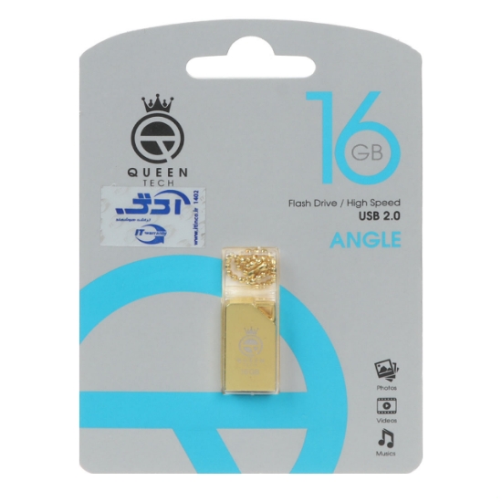 فلش مموری کوئین تک مدل ANGLE USB2.0 ظرفیت 16 گیگابایت