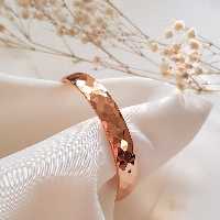 دستبند النگویی رنگ ثابت چند وجهی ژوپینگ کد 3449