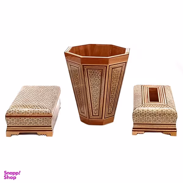 ست 3 تکه خاتم کاری کد 123