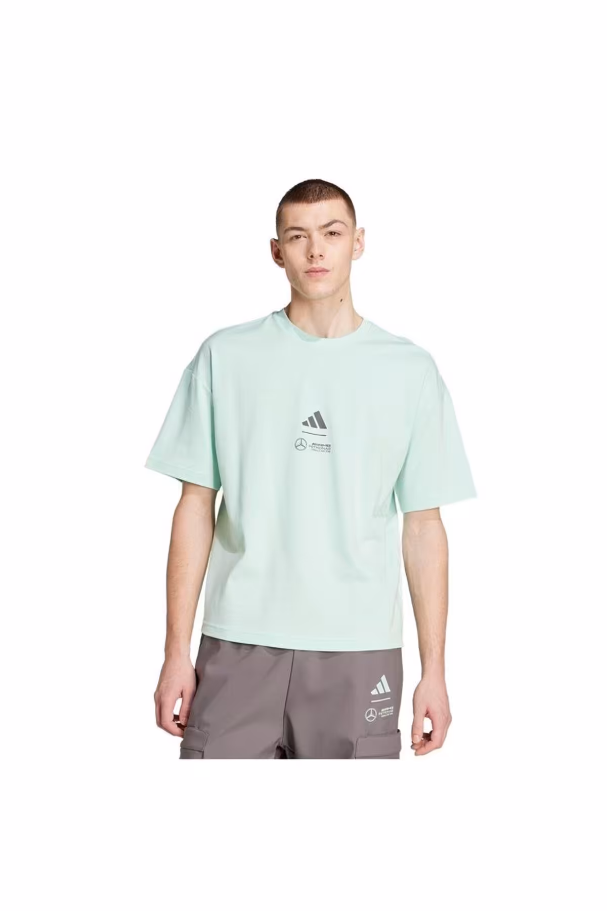تی شرت سبز مردانه مرسدس AMG ONE TEAM TEE adidas