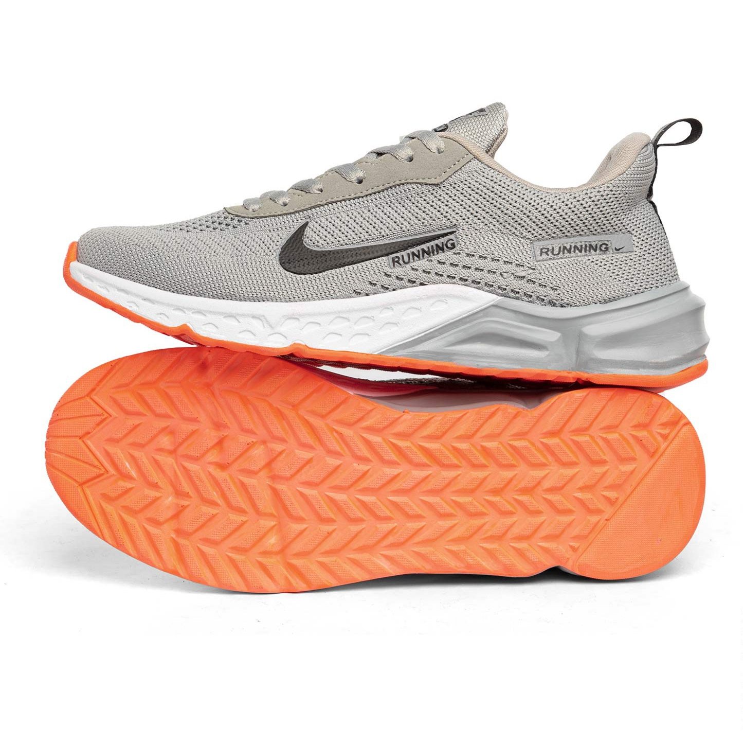 کتونی نایک مدل رانینگ Nike رنگ طوسی سایز 40 تا 44 