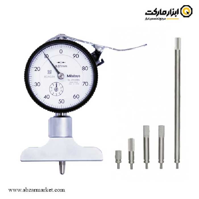 عمق سنج ساعتی میتوتویو 200 میلی متر مدل 7211A