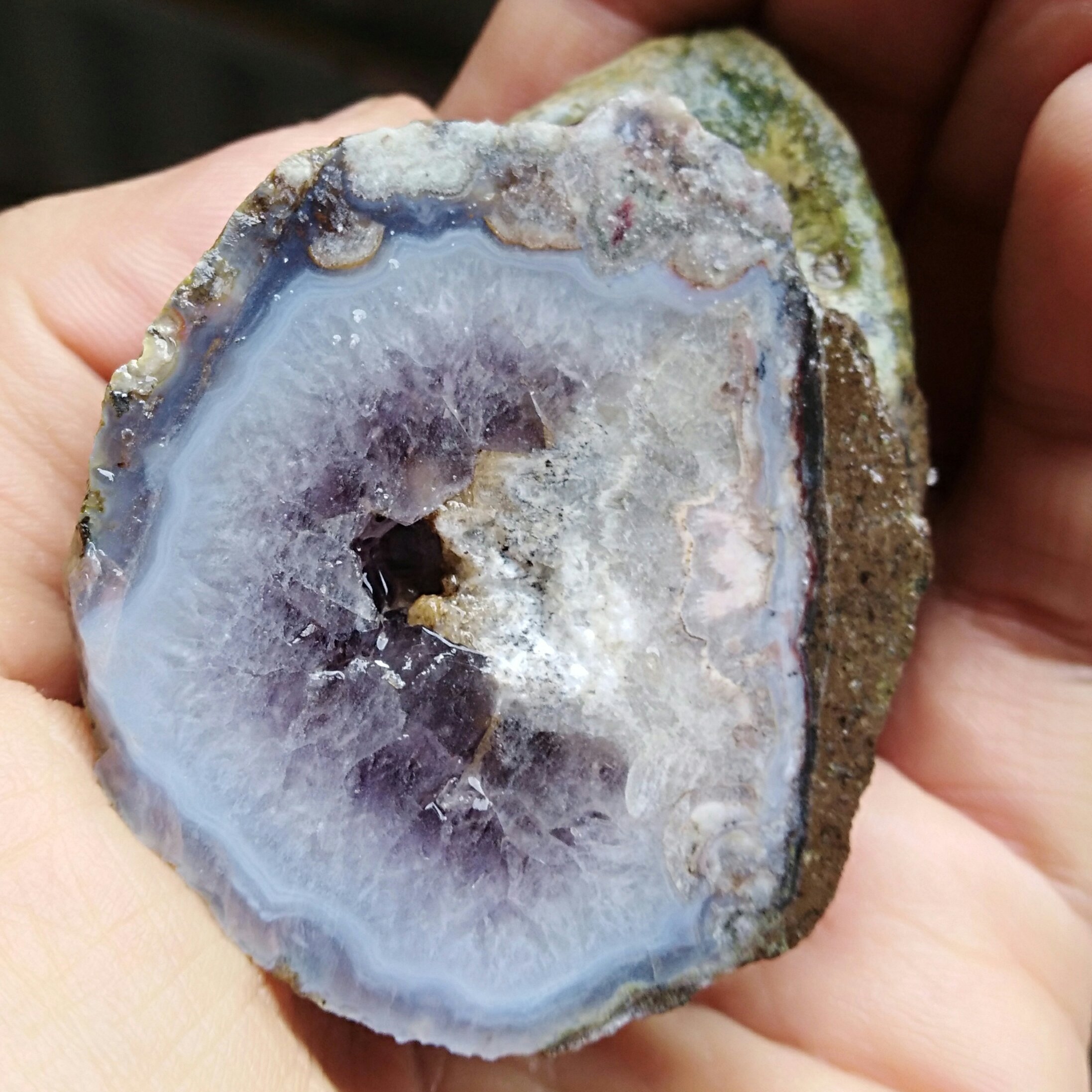 اسلایس سنگ راف توپی آمتیس بسیار زیبا و خاااص 100درصد طبیعی