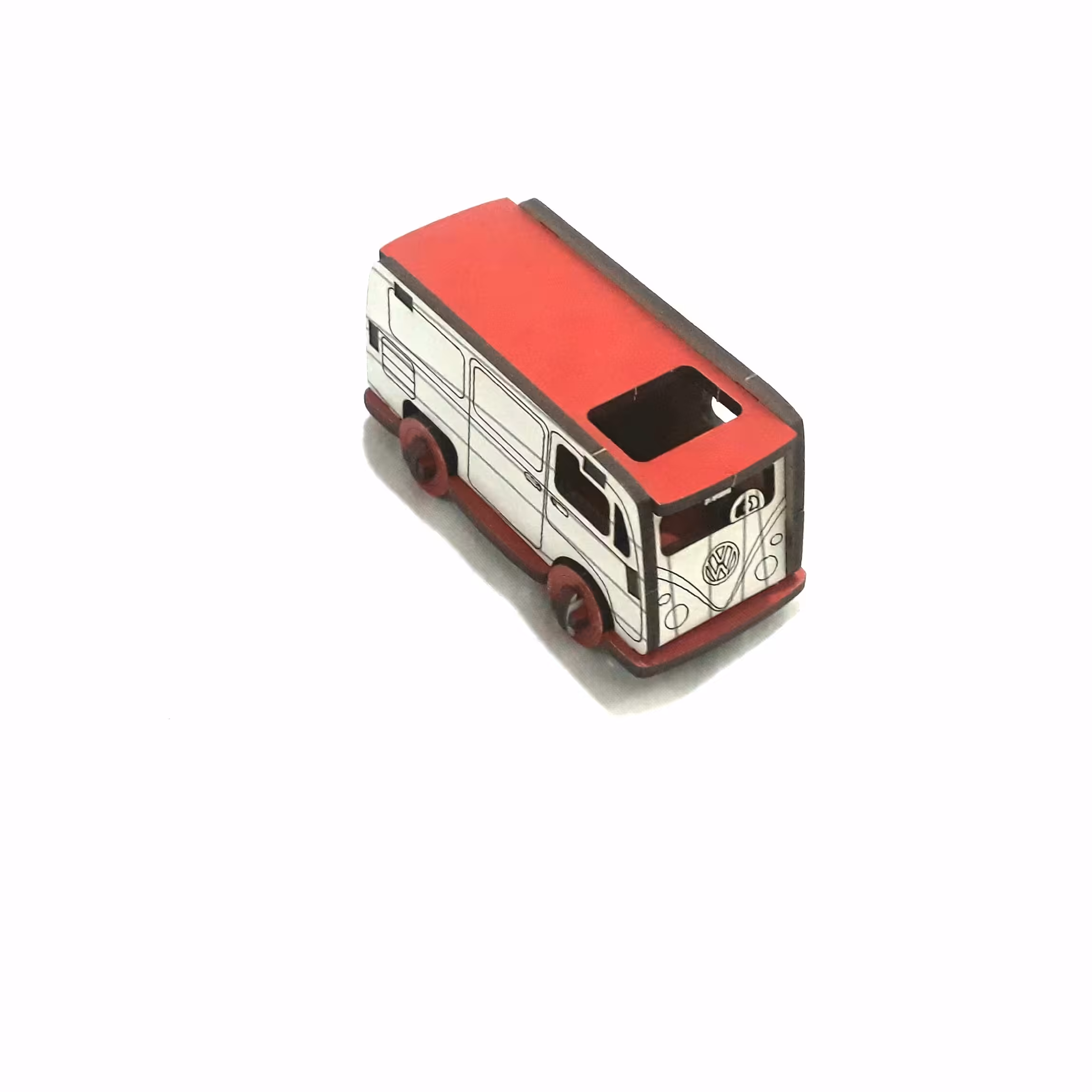 ماشین مینی بوس چوبی متحرک 