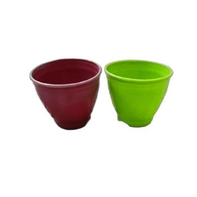 گلدان کوچک پلاستیکی دو عددی