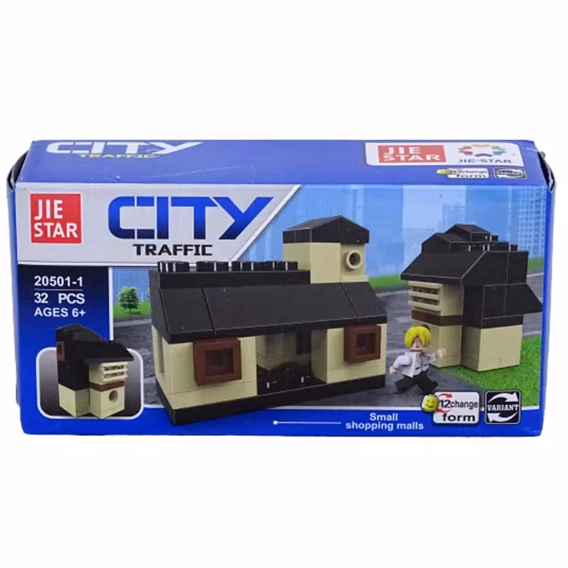 ساختنی ژی استار مدل لگو شهر کد JIE STAR 20501-1