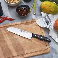 چاقوی 18سانت سانتوکو زولینگ مدل تویین پولوکس zwilling twin pollux santoku 18cm