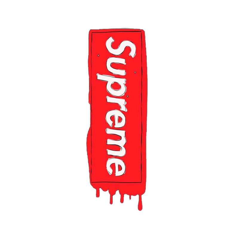 استیکر تزئینی موبایل طرح superme کد 375