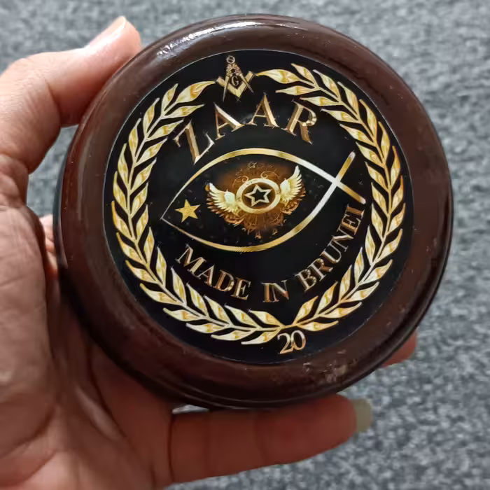 بخور زار بدنه سنگی دارای بارکد و نشان سلامت اصل بودن محصول