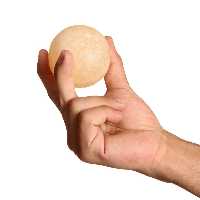 گوی ماساژ 7 سانت نمک