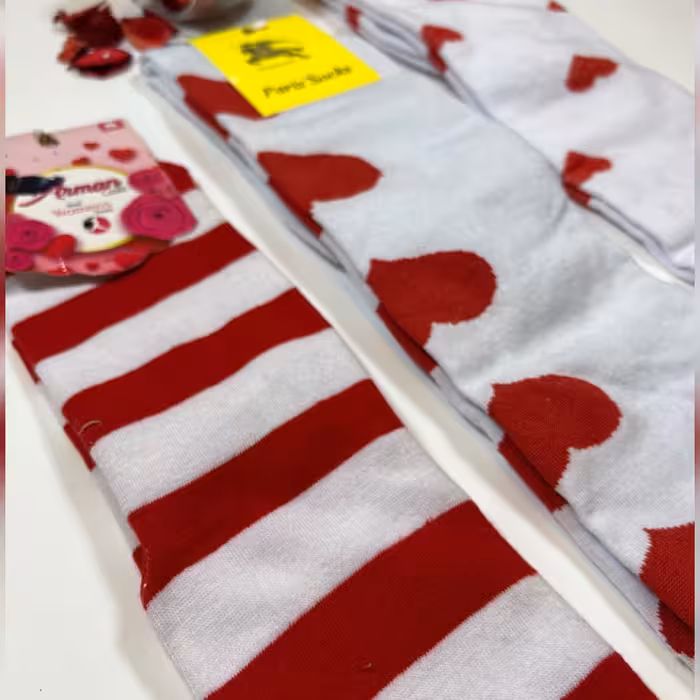 پک 3تایی جوراب ساق بلند فرمز