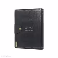 دفتر کلاسوری 26 حلقه چرم دکمه‌ای نگار
