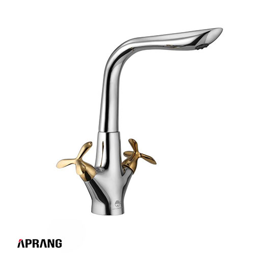 ست شیرآلات درخشان سری کروم آنتیک - کروم