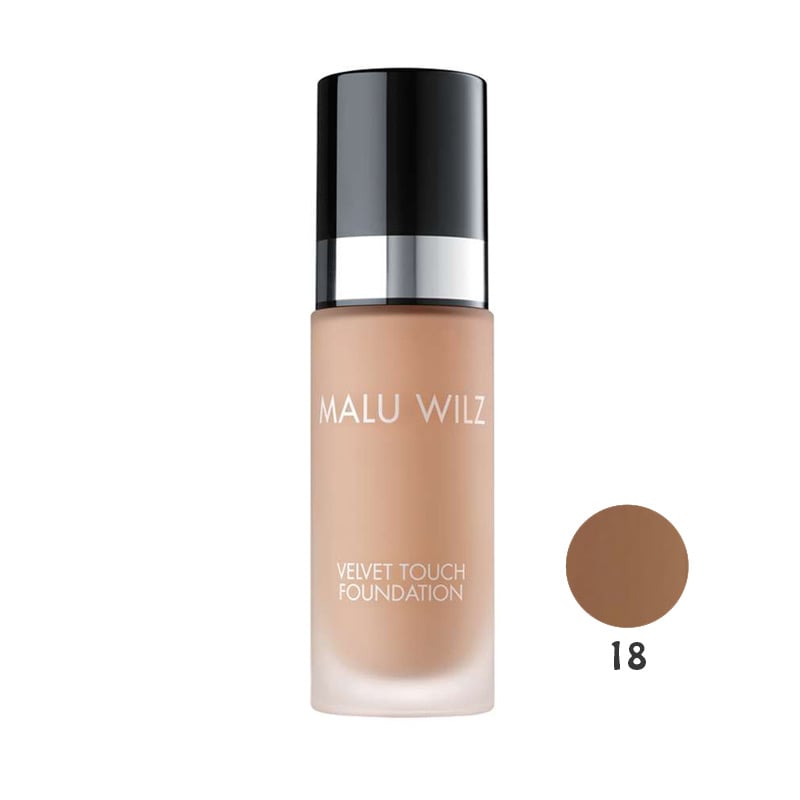 کرم پودر مخملی مالوویز Malu Wilz Velvet Touch Cream Foundation 18 (4043993452186) - فروشگاه میرکمالی