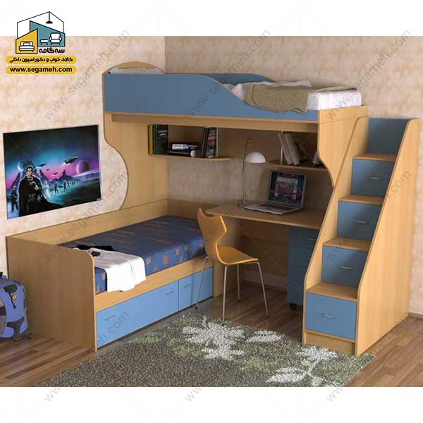 تخت خواب دوطبقه کد BTDP09