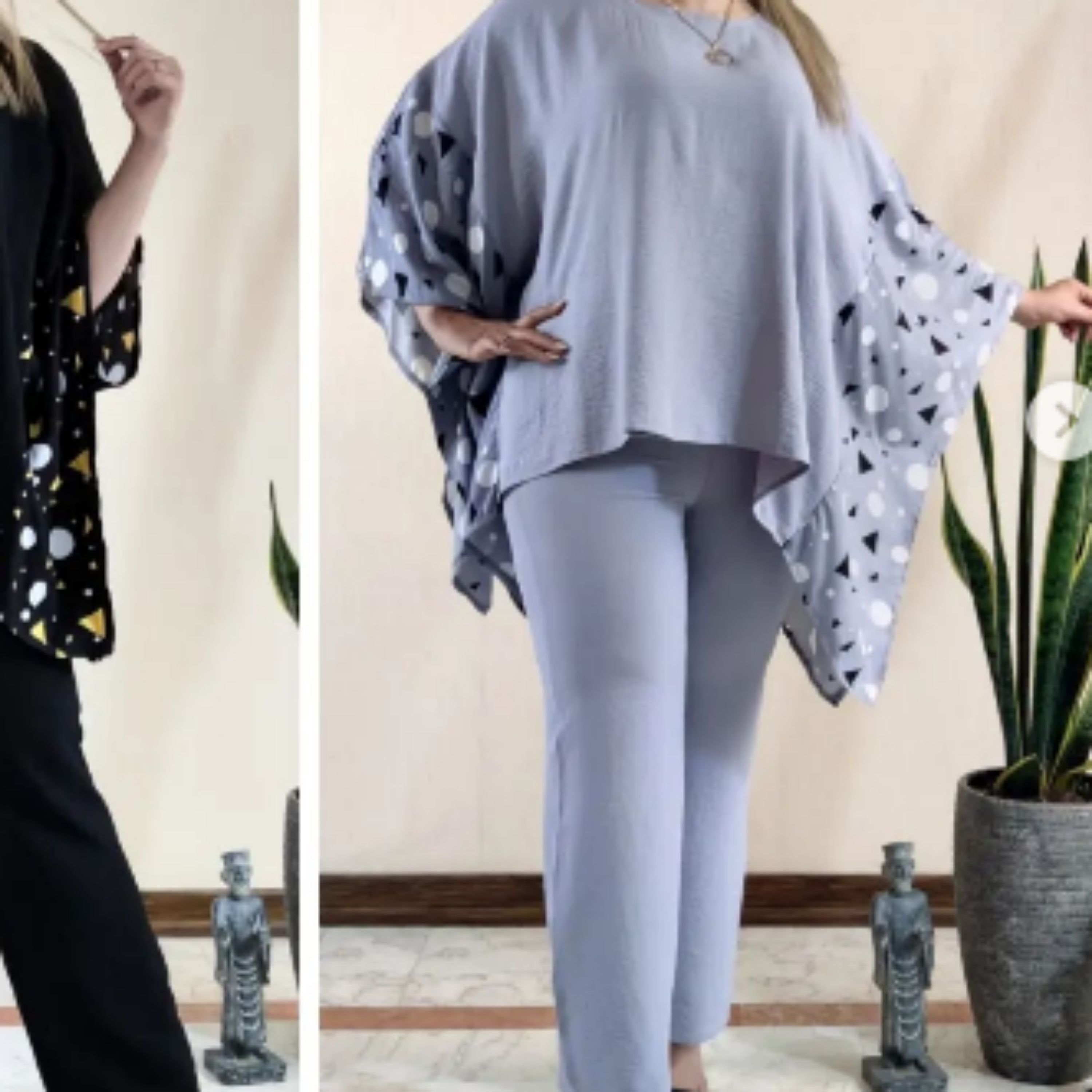 پیرهن وشلوار سایز بزرگ 52 تا 58
