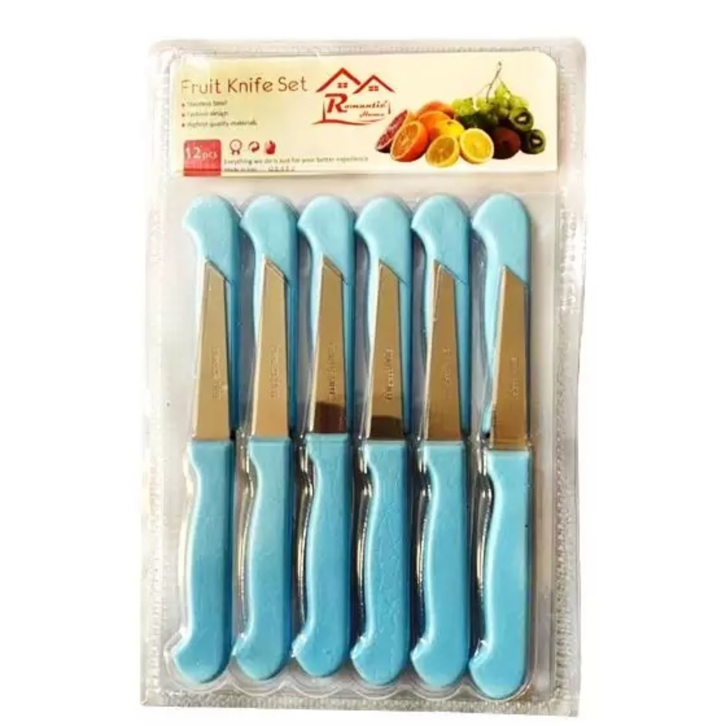 کارد میوه خوری رومانتیک هوم کد QSSEZبسته 12 عددی