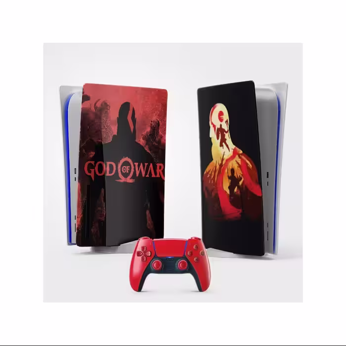 اسکین(برچسب)Playstation 5-طرح GOD OF WAR-مدل استاندارد-کد00-سفارشی