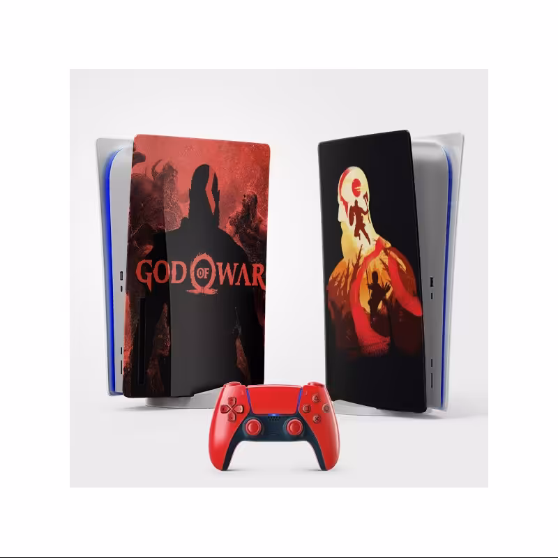 اسکین(برچسب)Playstation 5-طرح GOD OF WAR-مدل استاندارد-کد00-سفارشی