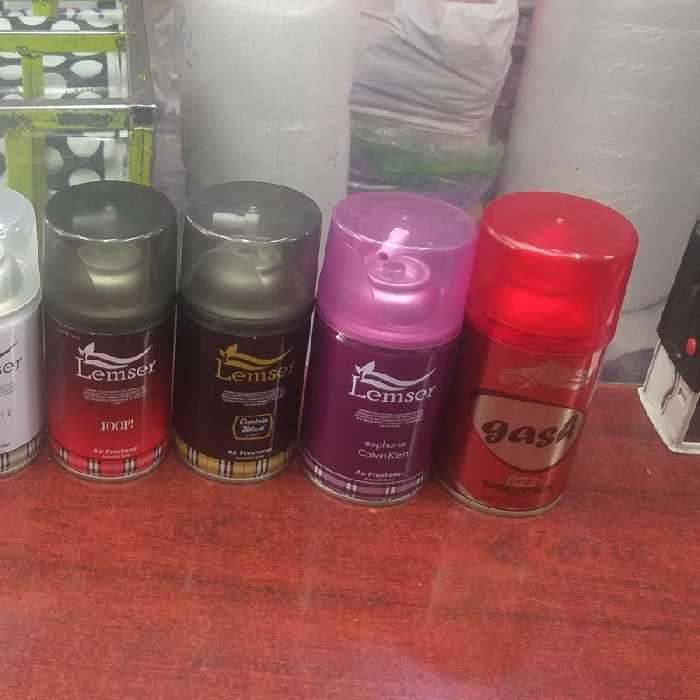 اسپری خوشبو کننده هوا  مارک لمسر Lemser کارتن 24 عددی