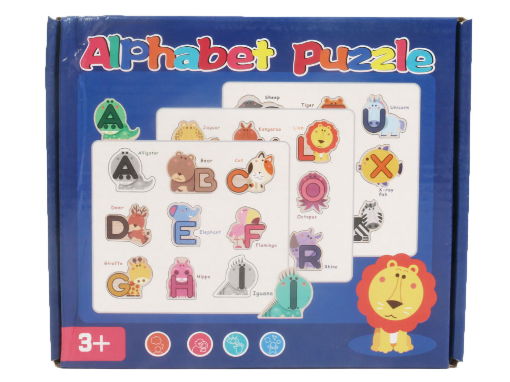 پازل آموزشی جاگذاری حروف الفبا زبان انگلیسی وایت بردی