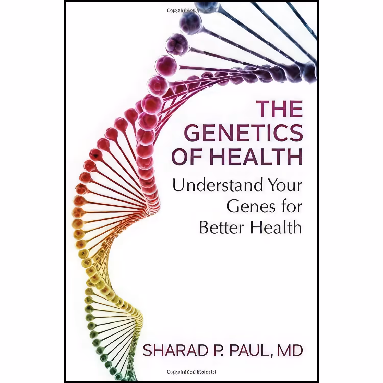 کتاب زبان اصلی The Genetics of Health اثر Sharad Paul