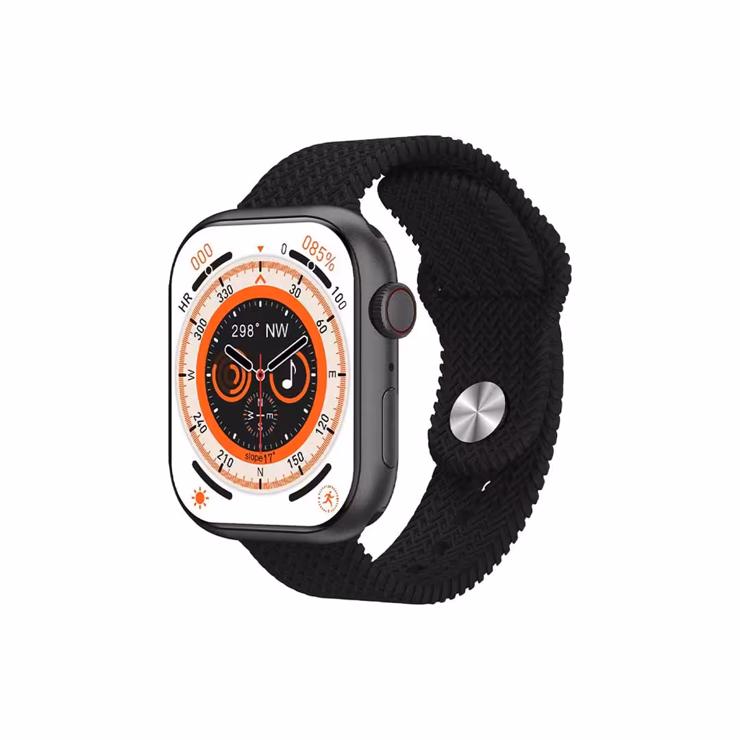 ساعت هوشمند HK مدل Titanium Case HK9 Pro Plus - 45MM - مشکی (گارانتی 18 ماهه شرکتی)