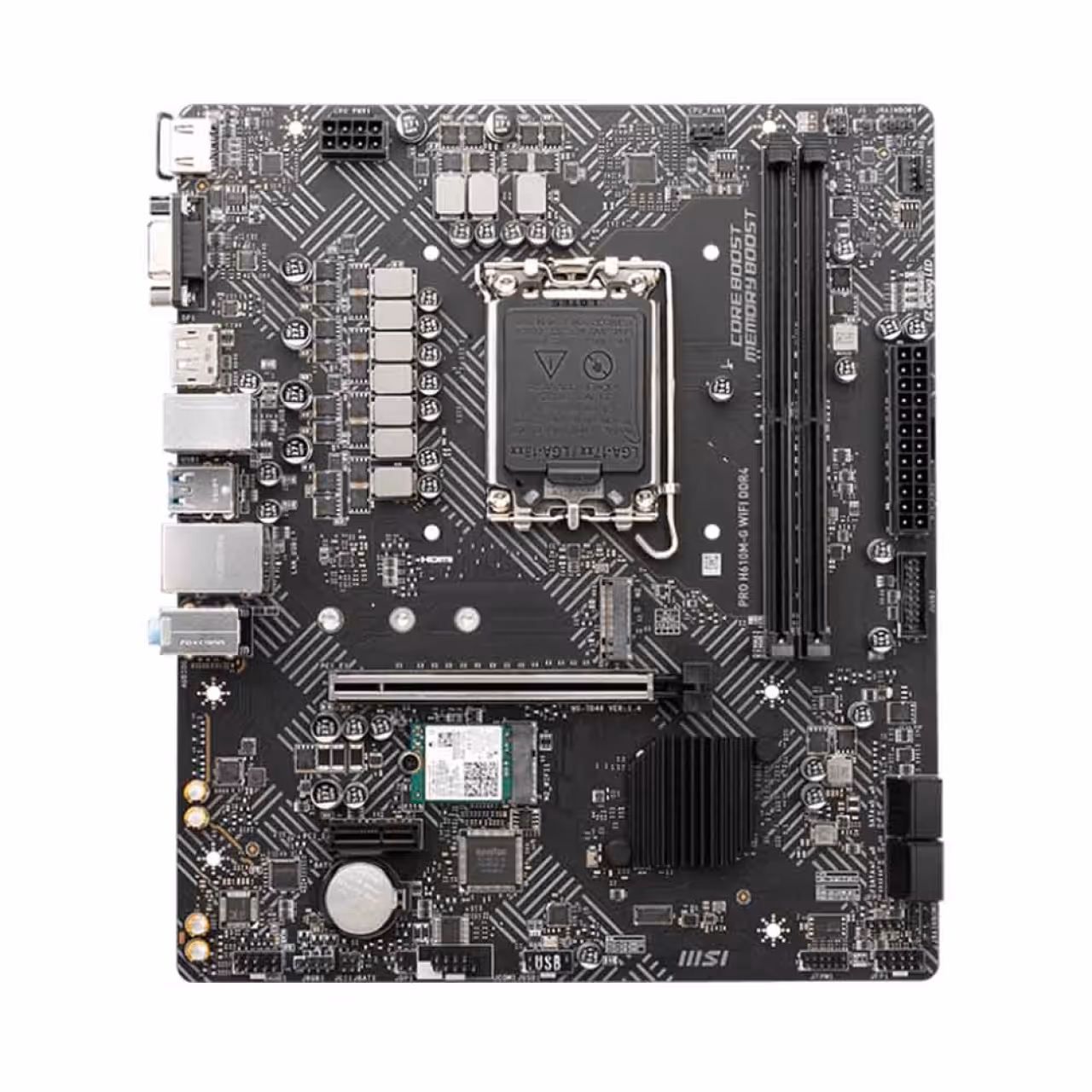 مادربرد ام اس آی مدل PRO H610M-G WIFI DDR4