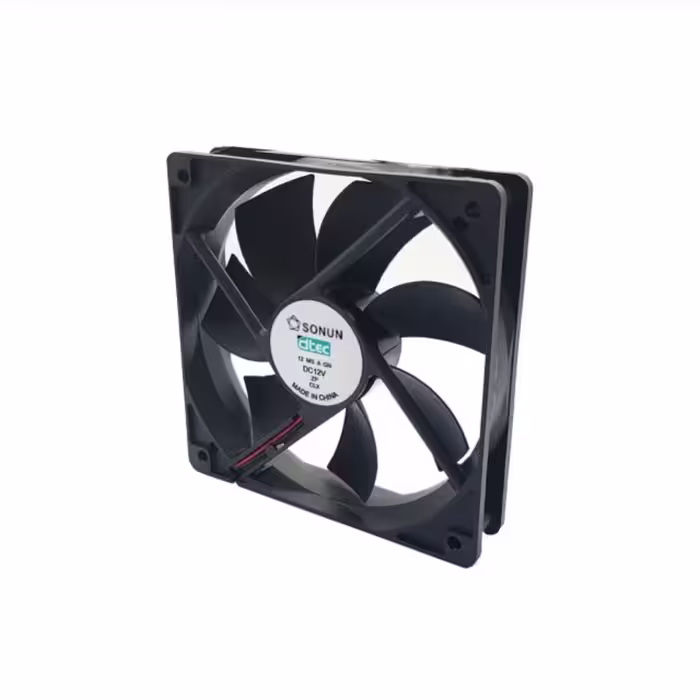 فن 12V دو سیمه سایز 12x12 دستگاه جوجه کشی (پس کرایه)