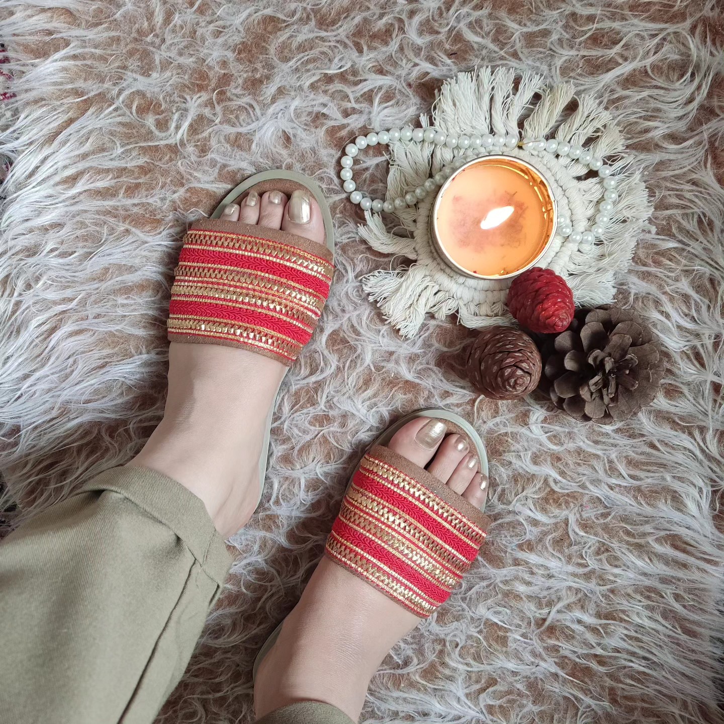 صندل زنانه سنتی و شیک سایز 37 تا 40