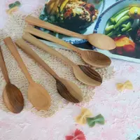 قاشق غذاخوری چوبی دستساز بارلی 21 سانتی ( یک عددی) چوب گردو ابلق کد bar0175