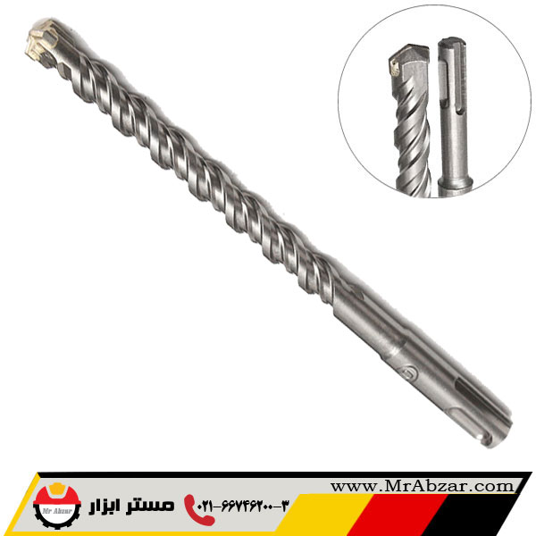 مته الماسه چهار شیار سایز 260×12 میلی متر