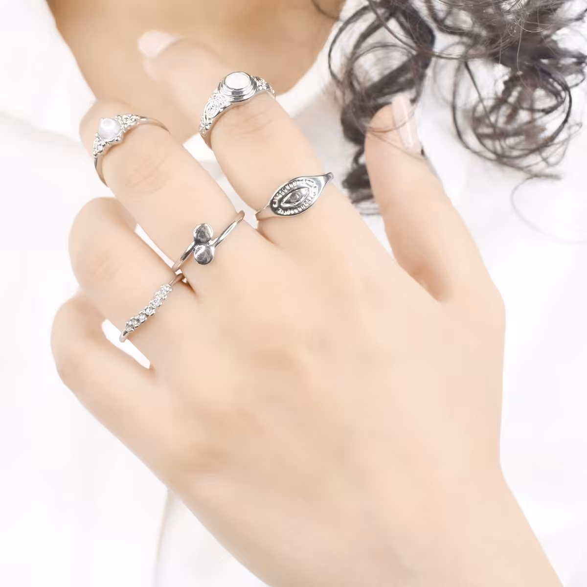 پک انگشتر زنانه کد 5609