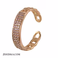 انگشتر ژوپینگ طرح طلا رنگ ثابت ضد حساسیت AAE-293