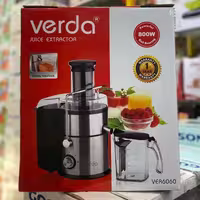 آبمیوه گیری تک کاره وردا 800 وات مدل ver6060 رنگ مشکی استیل 