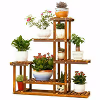 استند چوبی گل و کاکتوس سایز متوسط  104