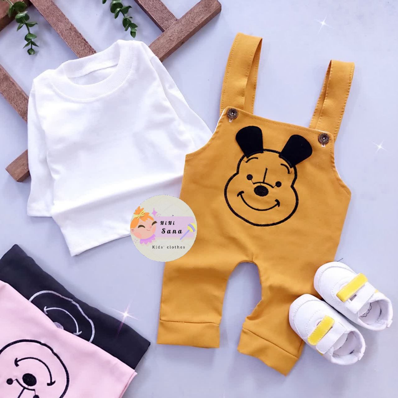 دو تیکه پیشبندی پو گلدوزی 