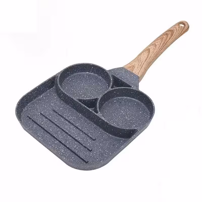 تابه چدن مدل 3 خانه | amazonchi