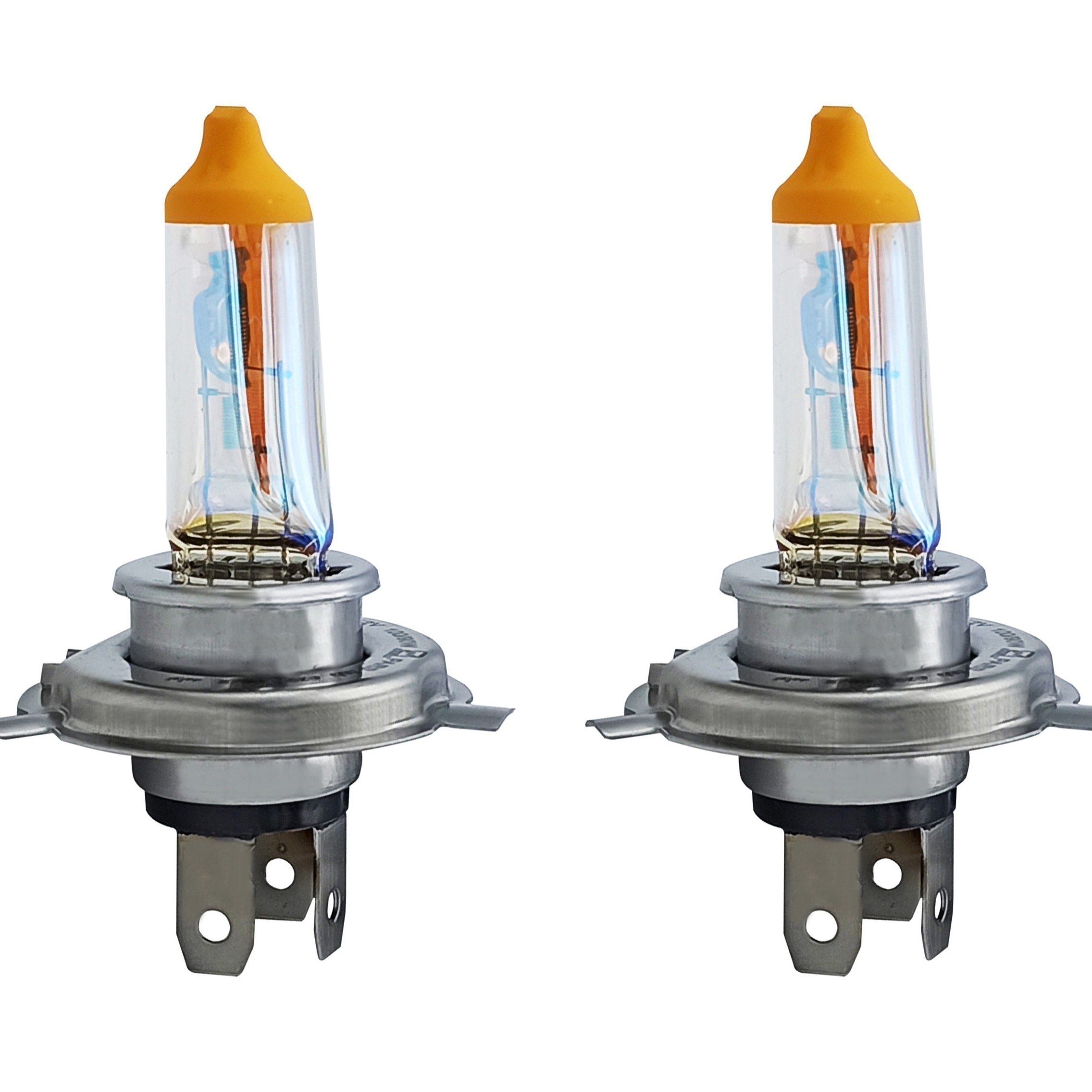 لامپ خودرو پارس تاب مدل H4 P43T Gold 12V100W90W بسته دو عددی