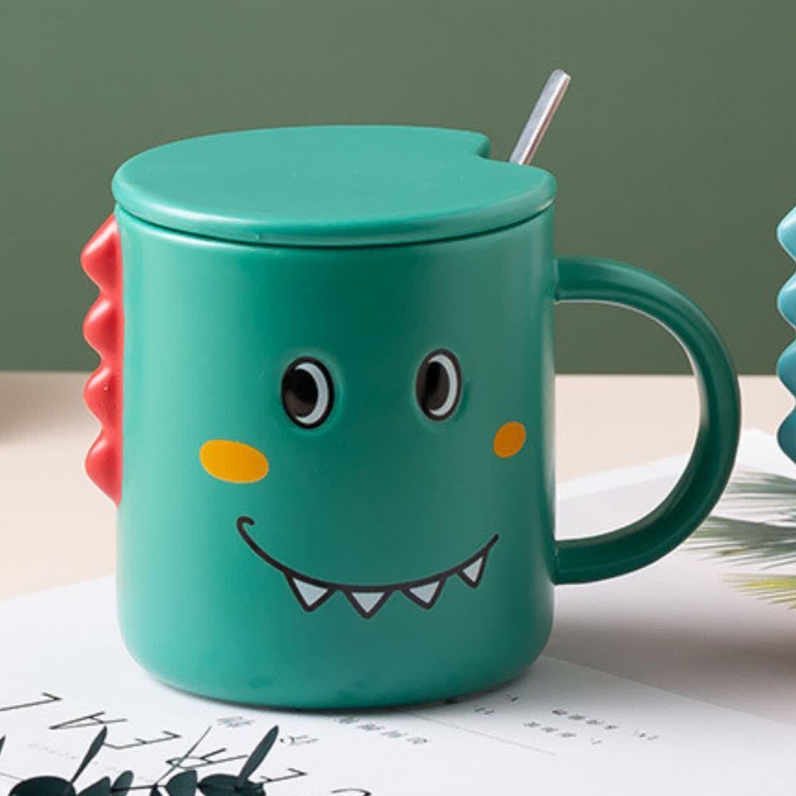 ست ماگ و بشقاب  سرامیکی دایناسور