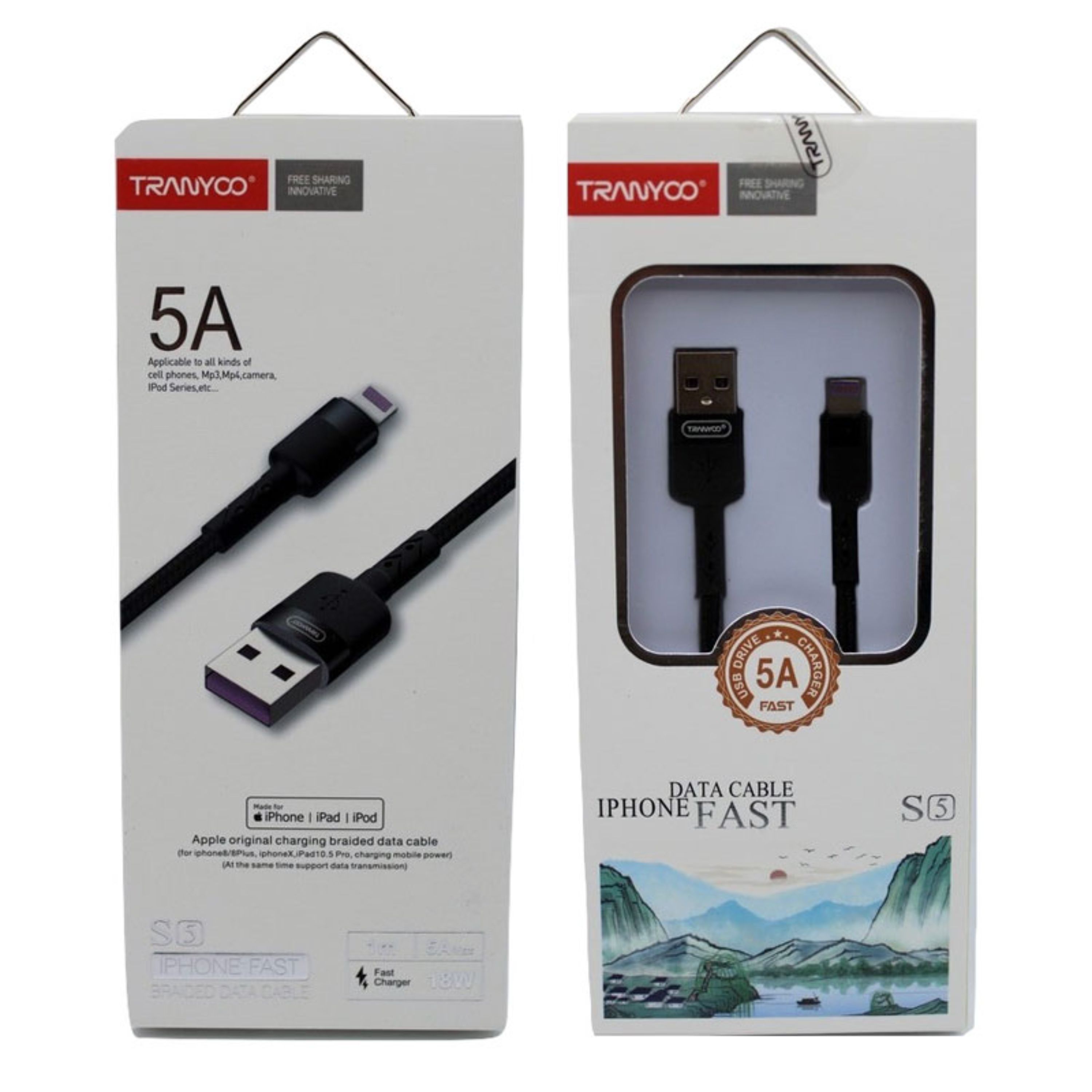 کابل USB به لایتنینگ ترانیو مدل S5-I