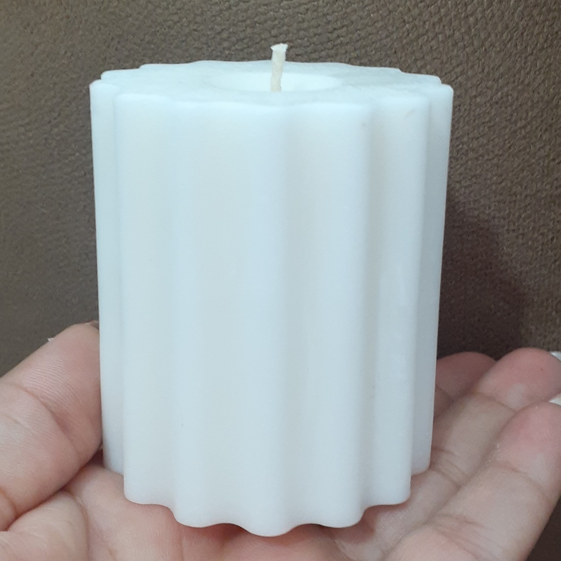 شمع استوانه شیاردار