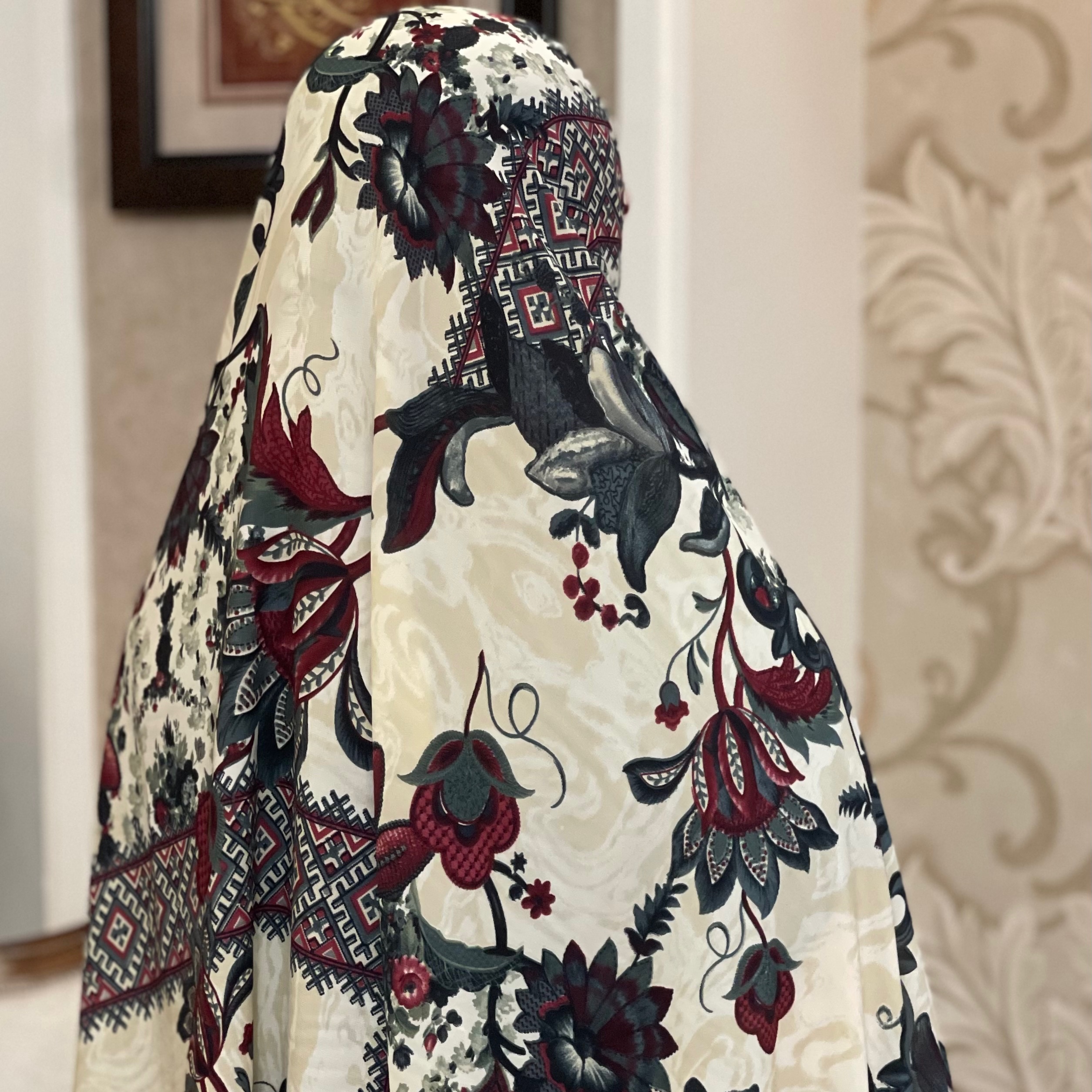 قواره چادر رنگی کرپ نخ