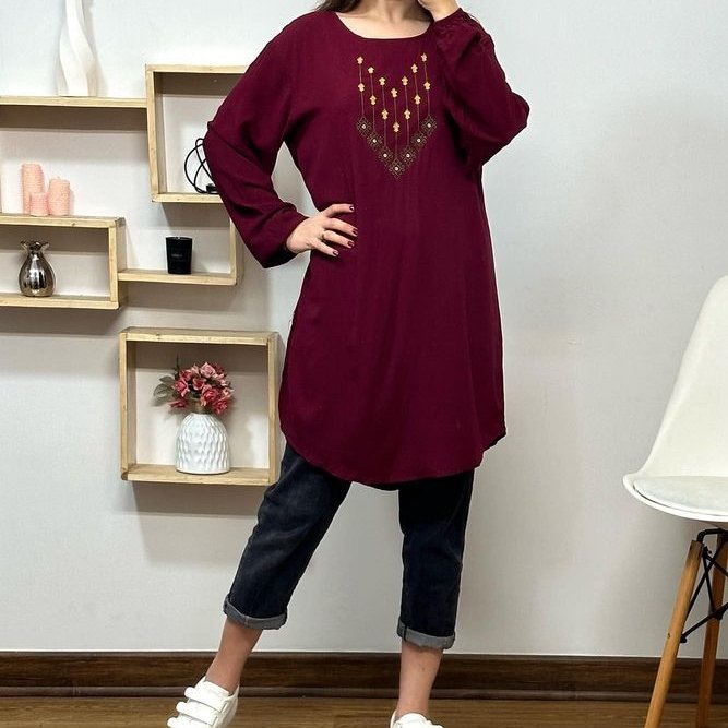 تونیک گلدوزی زیبا