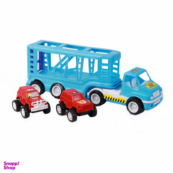 ماشین بازی طرح تریلی ماشین بر مجموعه 3 عددی