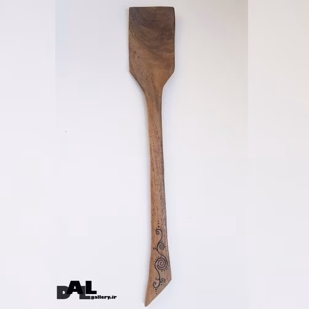 کفگیر چوبی دست ساز با هنر نقاشی ( کف گیر چوبی )