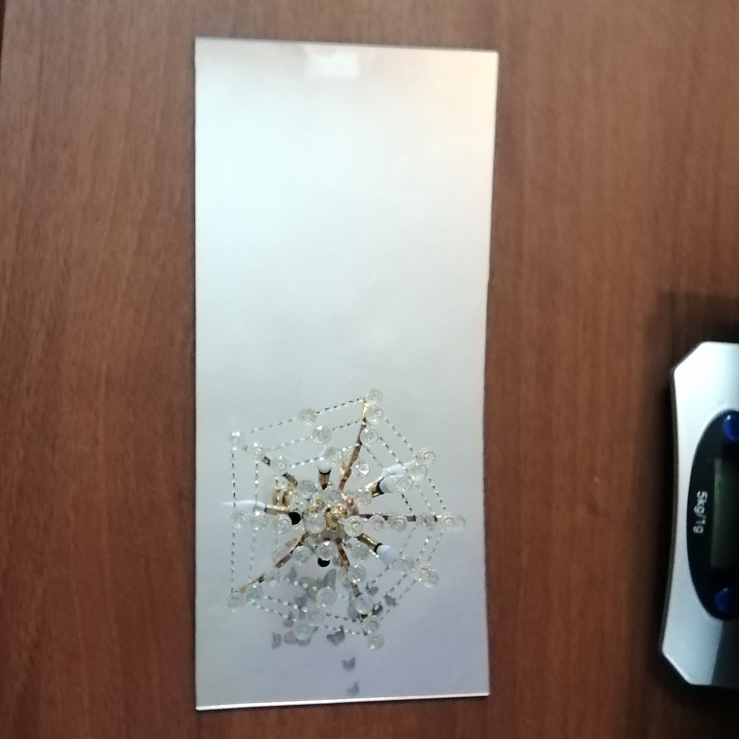 آینه ورقی2 میل 27 در 12 سانتی متر مناسب آینه کاری  (معرق آینه)